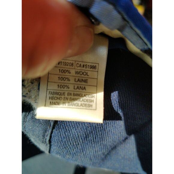 Wool Cap Men's Size 7 1/8 Reebok Fitted Chicago Blue Team Apparel Cap - Picture 3 of 4